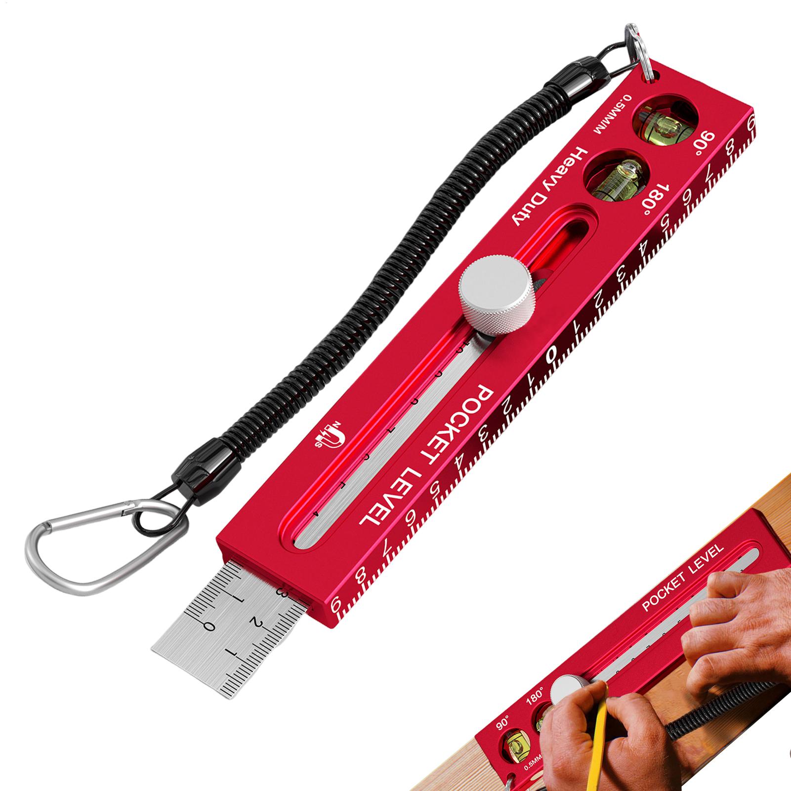 Workshop Marking Tools - 자석식 목공 자 알루미늄 합금 레벨