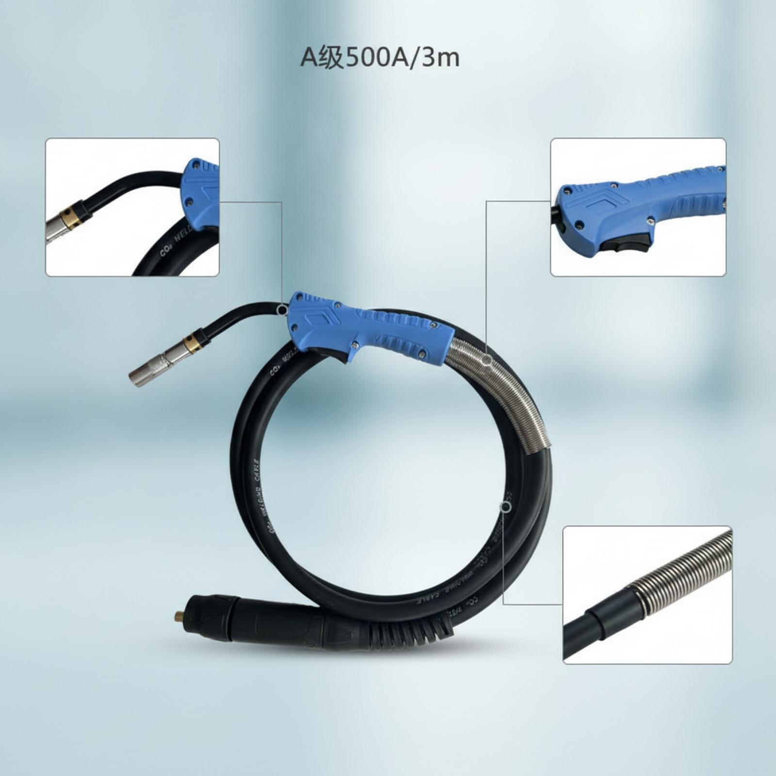 Tools For Fabrication Workshop - 프리미엄 MIG 용접 토치 키트, 파란색