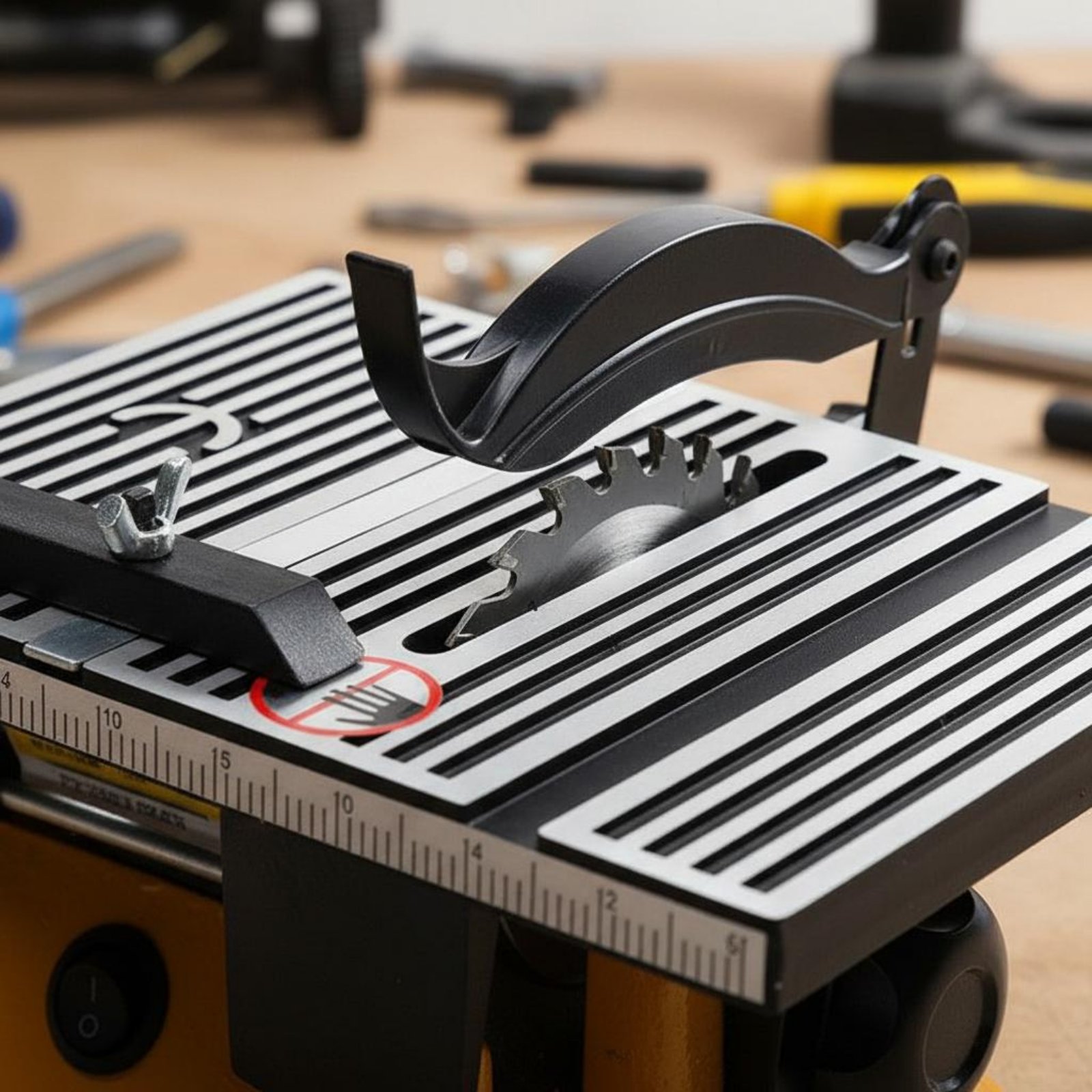 Workshop Tools Bench - 미니 테이블쏘 휴대용 미니어처 벤치쏘 절단기