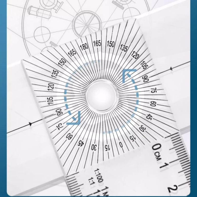 양면 T형 직각자 투명 측정자 직선자 60cm 내구성  - Workshop Measuring Tools 리뷰 및 가격