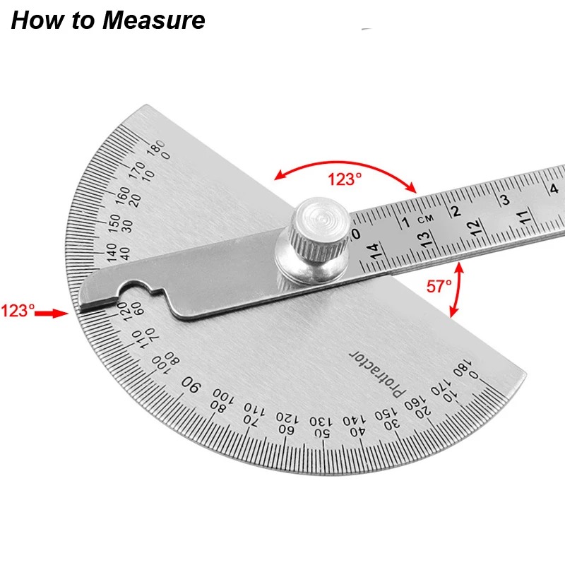 180도 각도기 금속 각도 측정기 목공 도구 측정자 각 - Workshop Measuring Tools 리뷰 및 가격