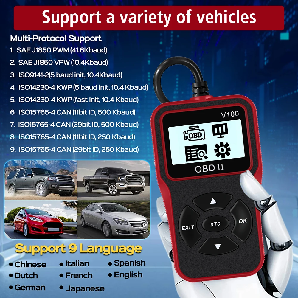 12V OBD2 차량용 자동차 스캐너 자동차 액세서리  - Workshop Tools English 리뷰 및 가격
