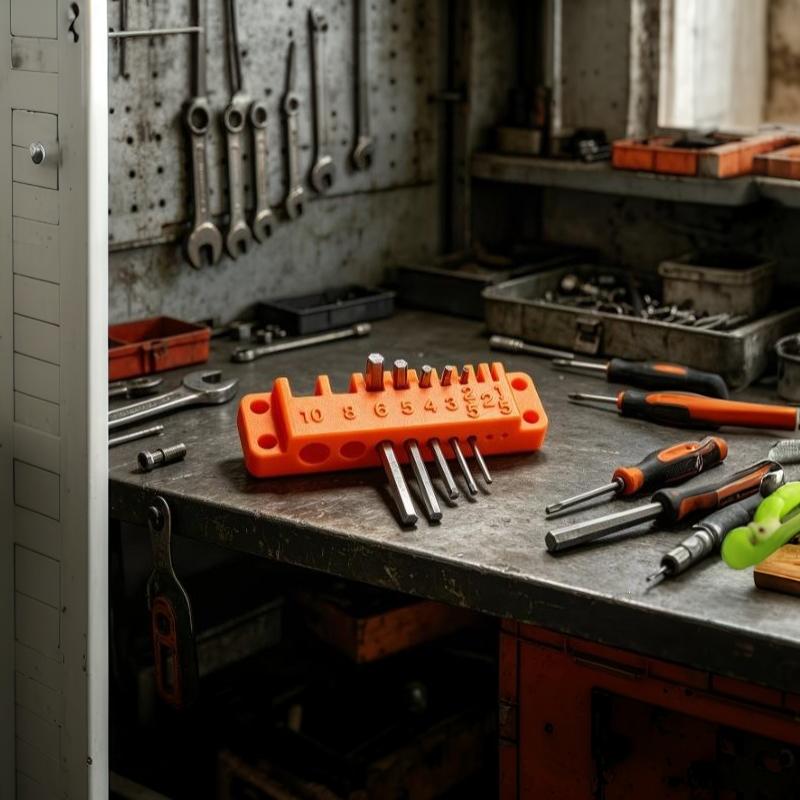 10가지 사이즈 표시된 육각 소켓 홀더, 펀치 프리 벽 - Workshop Marking Tools 리뷰 및 가격