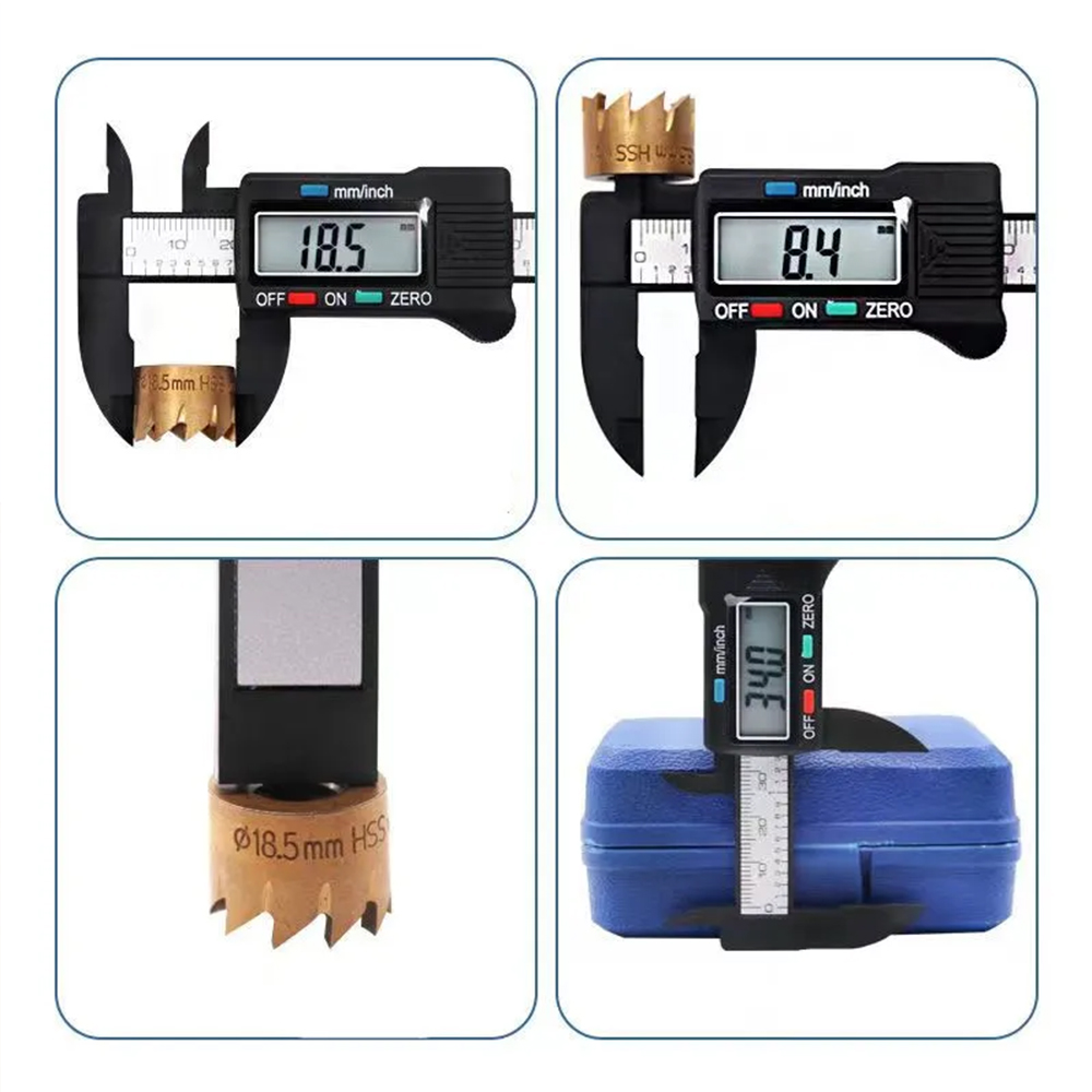 전자 디지털 켈리퍼 탄소 섬유 다이얼 버니어 플레이 켈 - Workshop Measuring Tools 리뷰 및 가격
