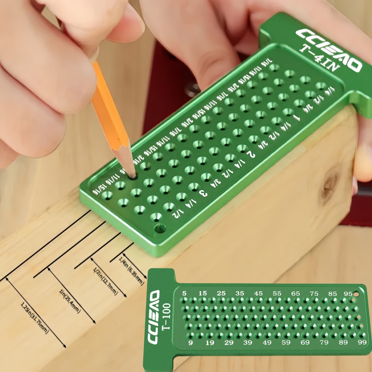 4 인치/100MM 목공 스크라이브, 목공 선 그리기  - Workshop Measuring Tools 리뷰 및 가격