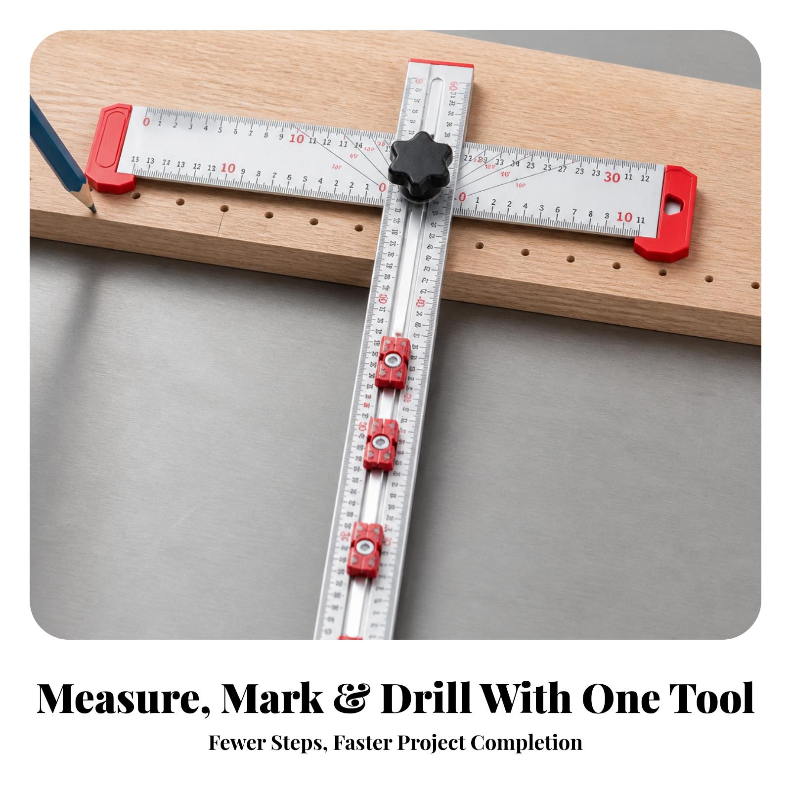 알루미늄 합금 다기능 T자형 자, 수평계 포함, 목공  - Workshop Marking Tools 리뷰 및 가격